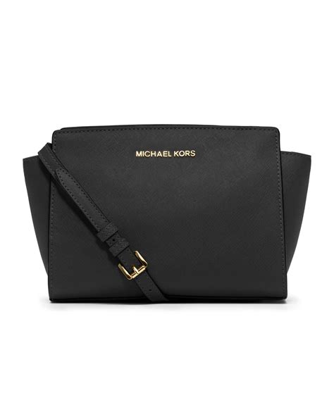 michael kors selma medium black bag|Michael Kors large selma bag.